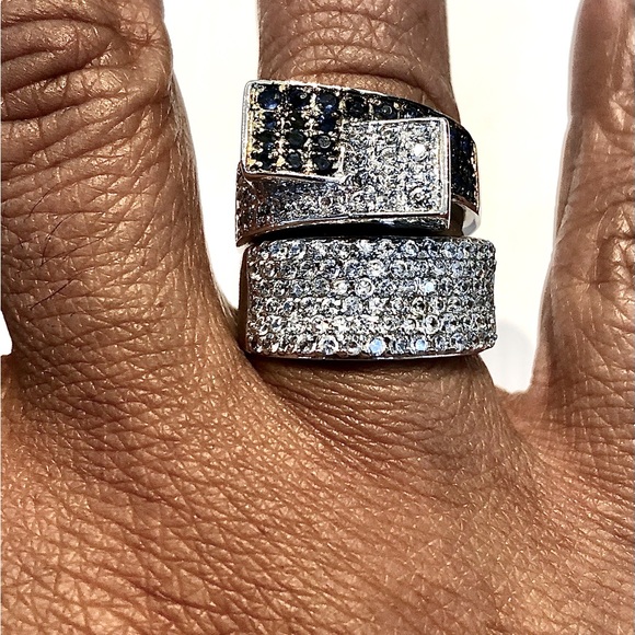 Pave Rings - 2 Ring Set - Picture 6 of 7